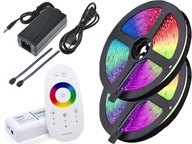 SET 300 LED RGB pásik 10M rádiové diaľkové ovládanie