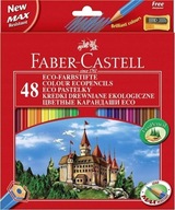 Faber-Castell drevené pastelky 48 farieb + strúhadlo