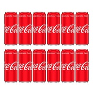 Sýtený nápoj Coca Cola plechovka 12x 330ml