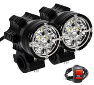 2 x REFLEKTOR HALOGÉNOVEJ LAMPY V6X 6 LED CREE 60W