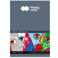 BLOK MIX MEDIA ART A3/25K 200g HAPPY FARBA