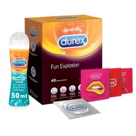 DUREX kondómy 40 Fun Explosion Gel SET