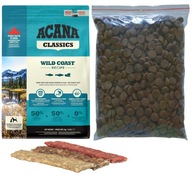 Krmivo Acana Wild Coast 1 kg váhy + zadarmo