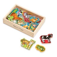 Magnety Animals Wood 20 ks Melissa a Doug