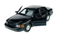 WELLY 1999 FORD CROWN VICTORIA BLACK 1:34 NOVÝ KOVOVÝ MODEL