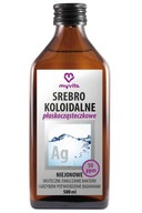 Ploché koloidné striebro. SILNÝ 50 str./min 500 ml