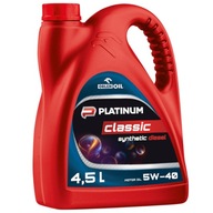 Orlen olej PLATINUM CLASSIC DIESEL SYNTETIC 5W-40 | 4,5 l