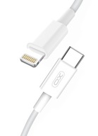 PD kábel iPhone USB-C XO NB113 1m 40W Biely