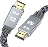 HDMI KÁBEL 4K 3M 1 KUS ŠEDÝ