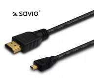 MICRO HDMI - HDMI KÁBEL 2m ADAPTÉROVÝ KÁBEL