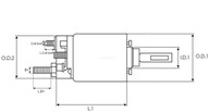 Elektromagnet automatického štartéra BOSCH ORYG BMW