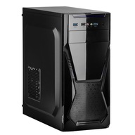 Puzdro Akyga AK13BK (ATX, Micro ATX, Mini ATX, Mini ITX; čierna)