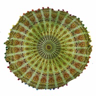 MANDALA MEDITÁCIA POOF POHÁNKOVÉ ŠUPKY DIA. 55 cm