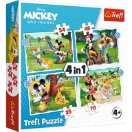 PUZZLE 4V1 207 MICKEY MOUSE MICKEY MOUSE 4+ KOCKY