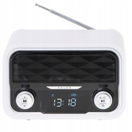 RETRO RÁDIO REPRODUKTOR BLUETOOTH SIEŤOVÁ BATÉRIA FM MP3