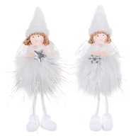 2ks Prívesky Christmas Crafts Elves Decor