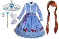 FROZEN 2 116-122 ANNA OUTFIT ŠATY