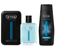 STR8 LIVE TRUE SET 2 kusy EDT 50ml + GEL 400ml