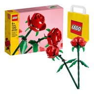 LEGO Flowers - Ruže (40460) Ruža + LEGO darčeková taška