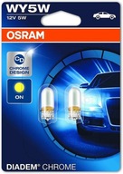 BLISTER OSRAM DIADEM CHROME WY5W 12V W2.1X9.5D