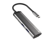 MULTIPORTOVÝ ADAPTÉR NATEC FOWLER SLIM USB-C