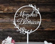 Topper TŚB-76-Names Wedding Wedding White