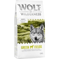 Wolf of Wilderness Suché krmivo pre dospelých "Green Fields", jahňacie mäso 1 kg