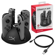 HyperX ChargePlay Quad 4v1 Nintendo Switch LED nabíjacia stanica USB