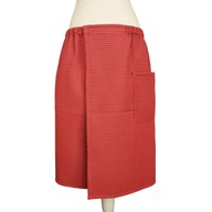 Pánska sauna Kilt Waffle Cotton Red L