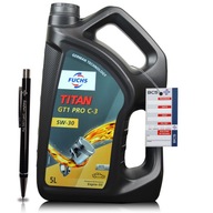 5 LITROVÝ MOTOROVÝ OLEJ FUCHS TITAN GT1 PRO C3 5W30 XTL 5L - DISTRIBÚTOR