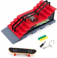 SKATEBOARD RAMP SET SKATE PARK MINI DOSKA