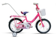 Detský bicykel 16 Limber GIRL neon pink R23