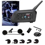 1X EJEAS V6 PRO MOTORCYCLE INTERCOM INTERCOM BLUETOOTH 5.1 SLÚCHADLÁ 1200M 850MAH