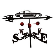 Weather Vane Monument Black Red