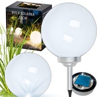 SOLÁRNE GUĽOVÉ LAMPA LARGE 4 LED solárne záhradné lampy balkónové 20cm dekoratívne