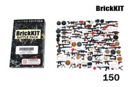 Pušky BrickKIT pre minifigúrky armádne zbrane BK18