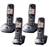 DECT TELEFÓN PANASONIC KX-TG 2512 2511 4 SLÚCHADLÁ