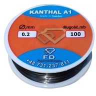 Kanthal odporový drôt A1 0,2mm 100 metrov