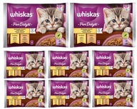 WHISKAS Junior Hydinové pochúťky v želé 32x85g