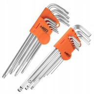 NEO HEXAGONAL IMBUS TORX KEYS 18 kusov DLH