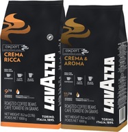 Súprava zrnkovej kávy Lavazza Expert Crema & Aroma a Crema Ricca