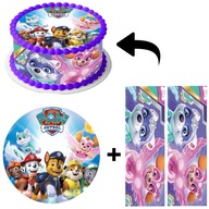 VEĽKÁ súprava na tortu PAW PATROL WAY + 2 OBVODY