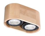 MODERNÁ LAMPA Plafond BASIC 2 prírodné drevo