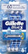 Holiace strojčeky GILLETTE BLUE 3 COOL 6 kusov