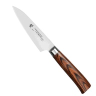 Japonský krájací nôž Tamahagane SAN hnedý 9 cm