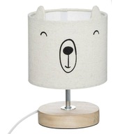 NOČNÁ LAMPA do detskej izby krémová, MEDVEĎ, závit E14