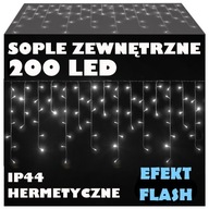 VONKAJŠIE SPOTREBY 200LED LAMPY+STUDENÝ BLESK IP44