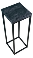 Loft čierny kovový stojan na kvety 50 cm BLACK STONE