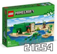 LEGO MINECRAFT PÚŠŤOVÝ DOM KORYTNAČIEK (21254) [BLOKY]