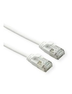 Patchcord U/FTP Cat.7 LSOH RJ45 tenký biely 3 m